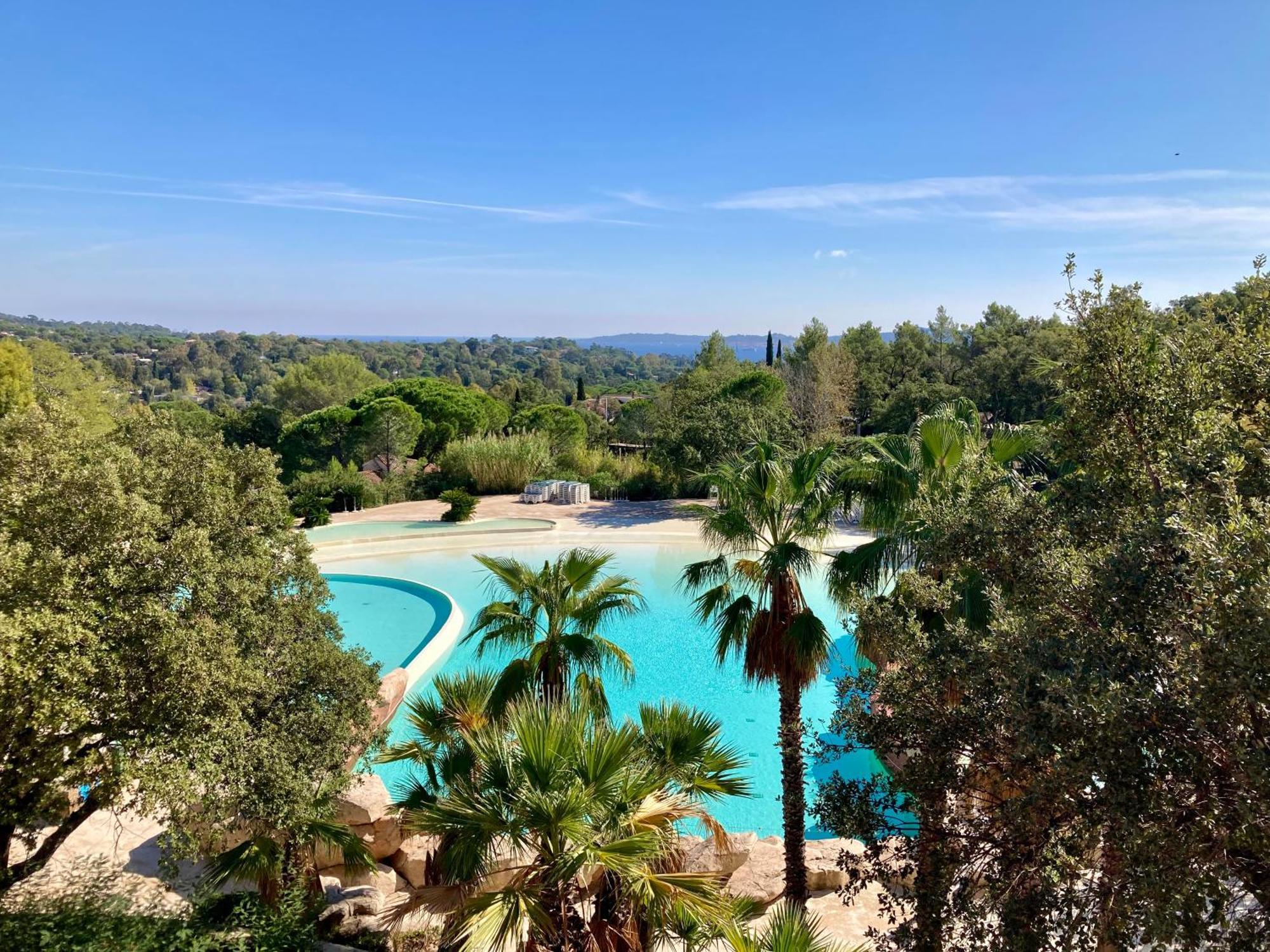 Les Restanques Vue Mer Roses 1070 Rez De Jardin Grimaud Extérieur photo